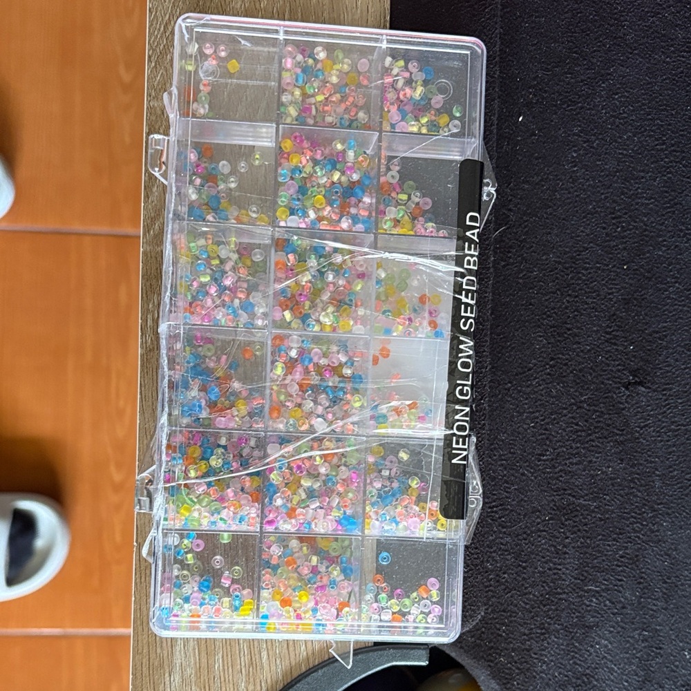 Neon Glow Seed Bead Set